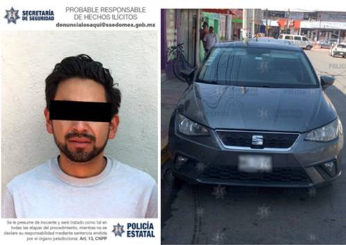 Recuperan auto robado en Zumpango; detienen al conductor